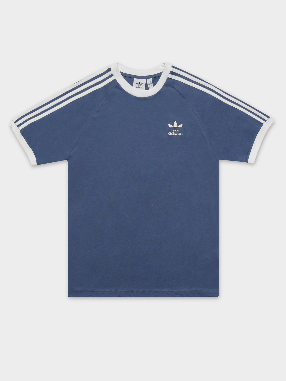 Adidas 3 Stripes T-Shirt | Blue