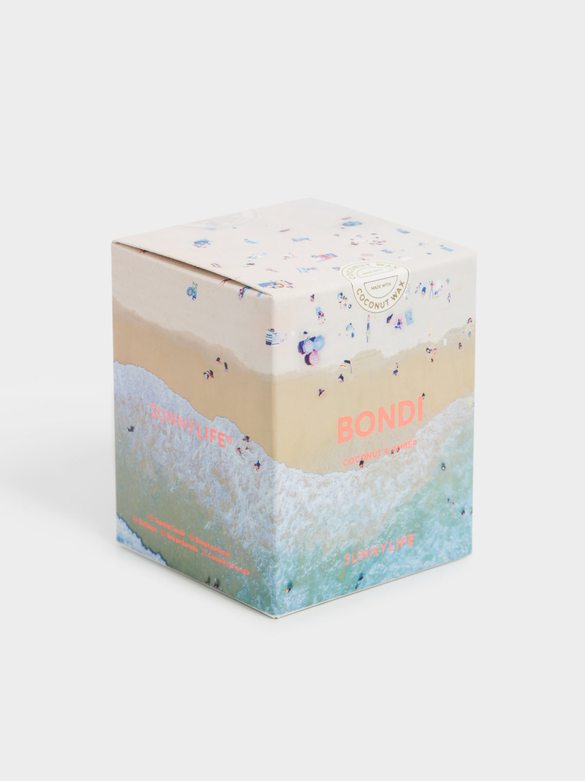 Sunnylife Bondi Scented Candle | White/Orange