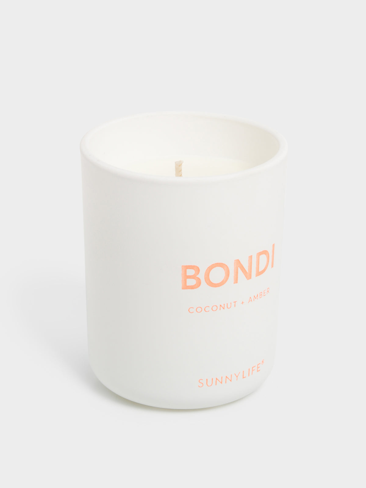 Sunnylife Bondi Scented Candle | White/Orange