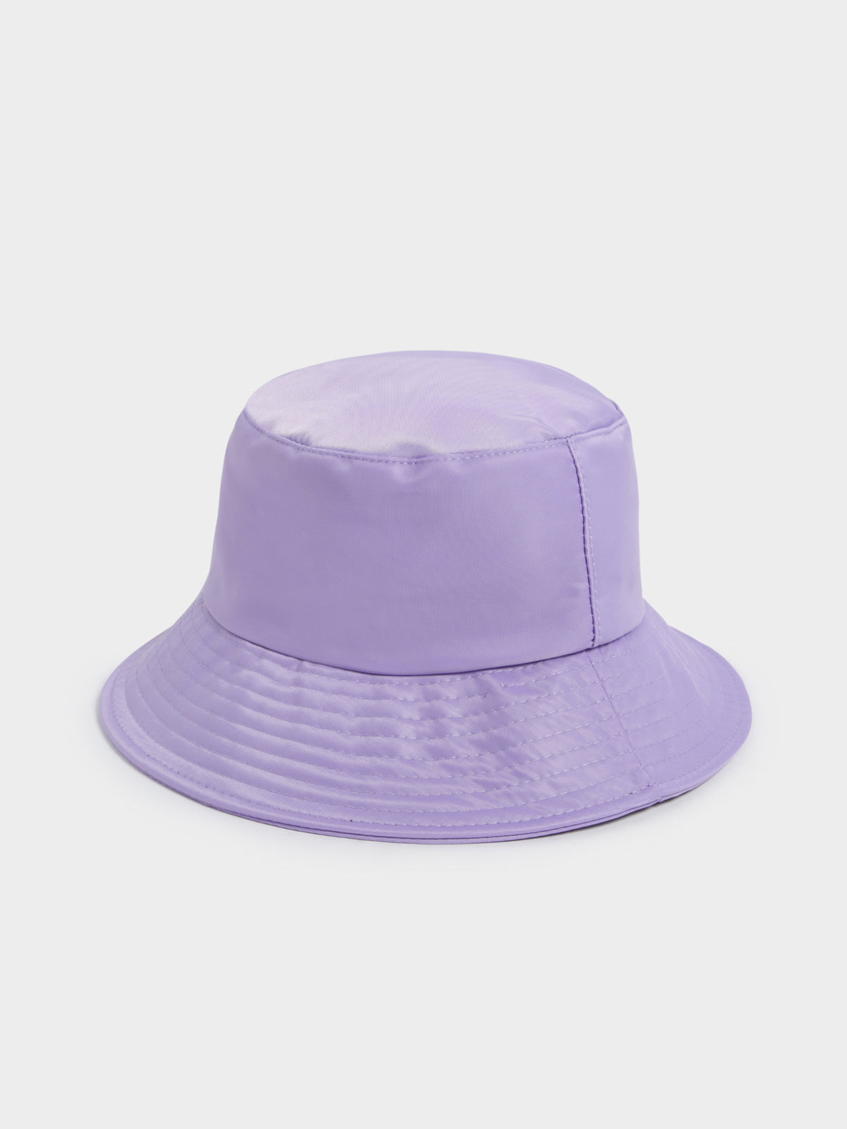 Nylon Bucket Hat in Lilac