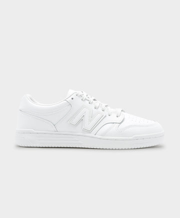 Unisex BB 480 Court Sneakers in White