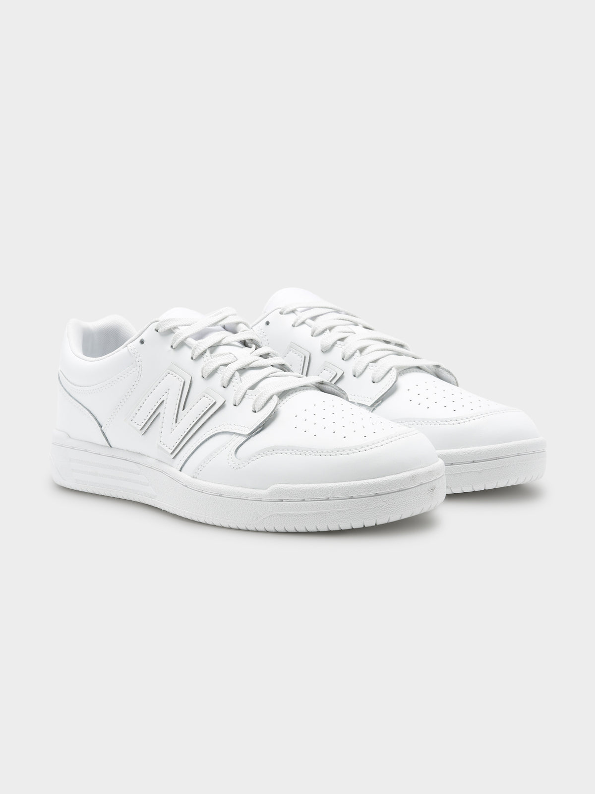 New Balance Unisex BB 480 Court Sneakers | White