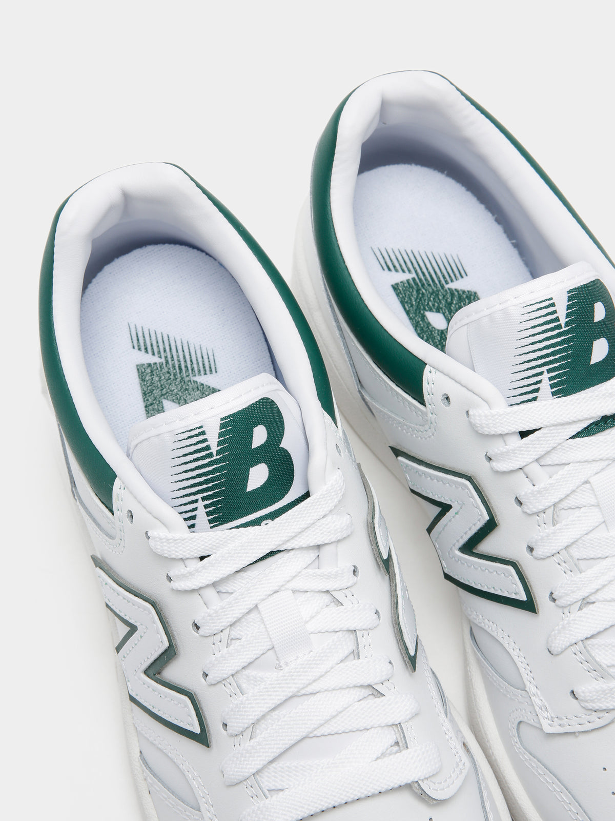 Unisex BB 480 Sneakers in White &amp; Green