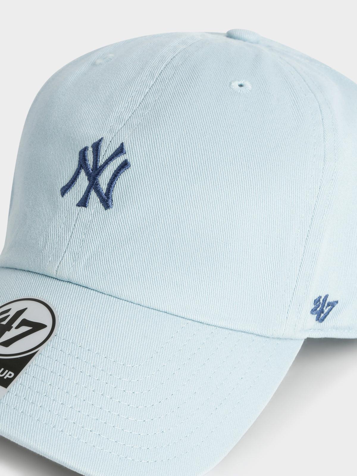 NY Yankees Baseball Cap in Baby Blue