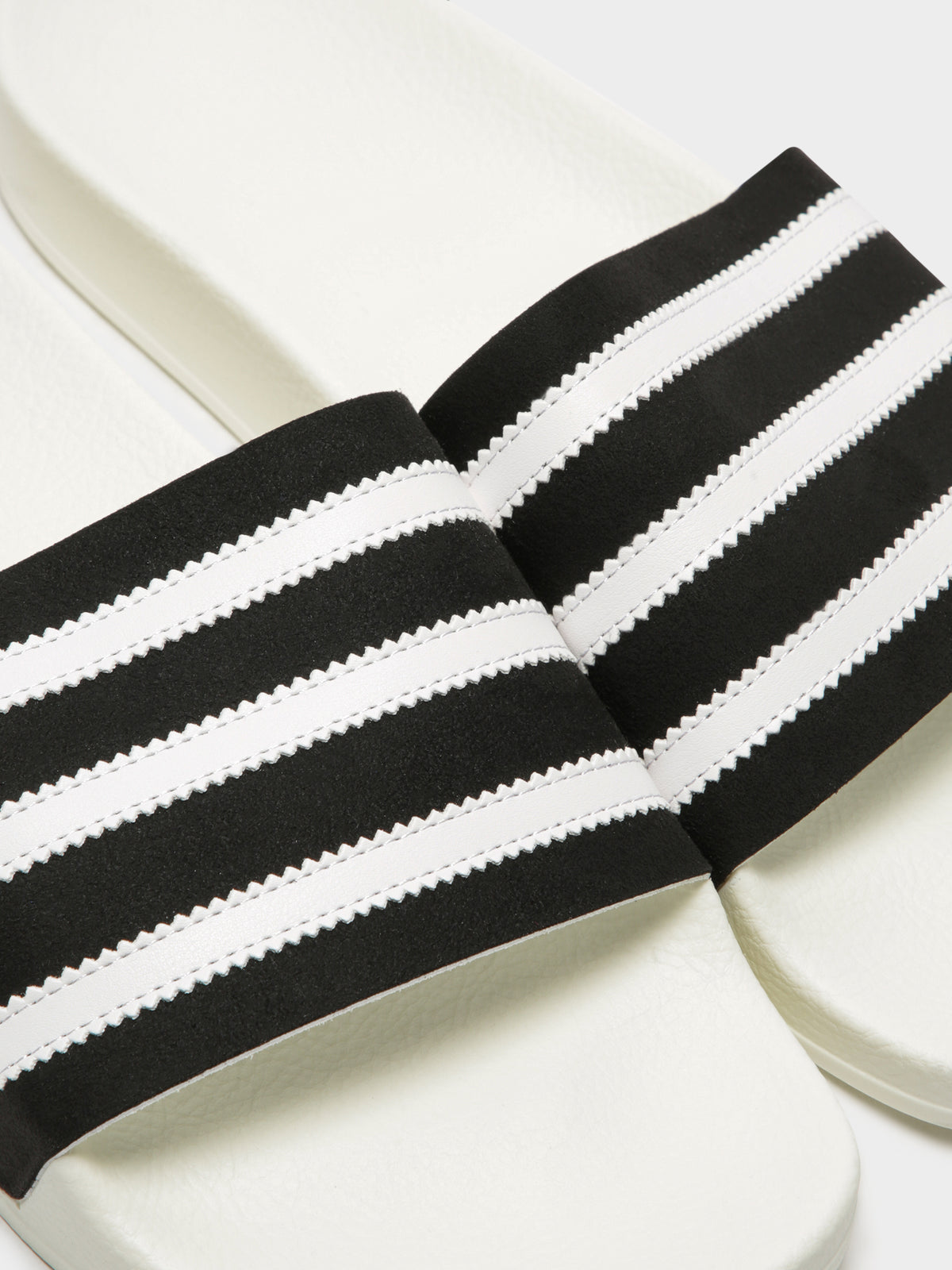 Unisex Adilette Slides in Black and White