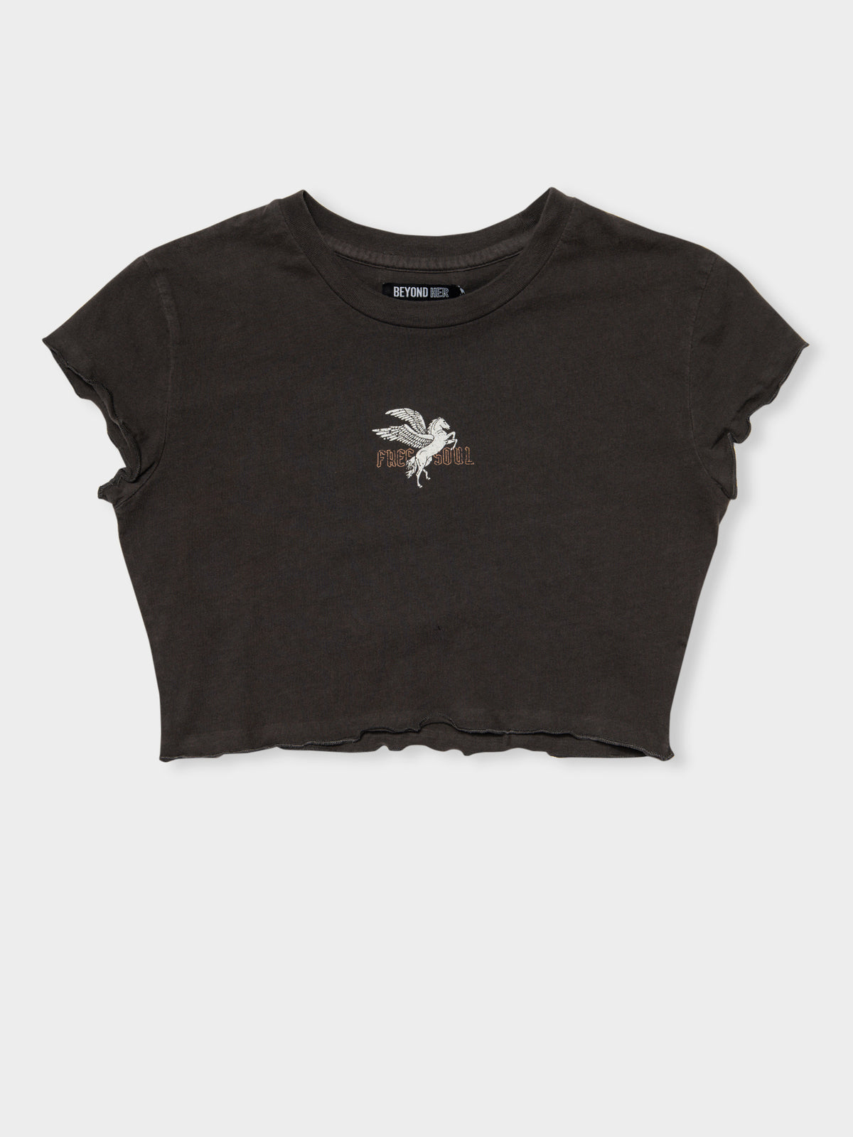 Free Soul Baby T-Shirt in Washed Black