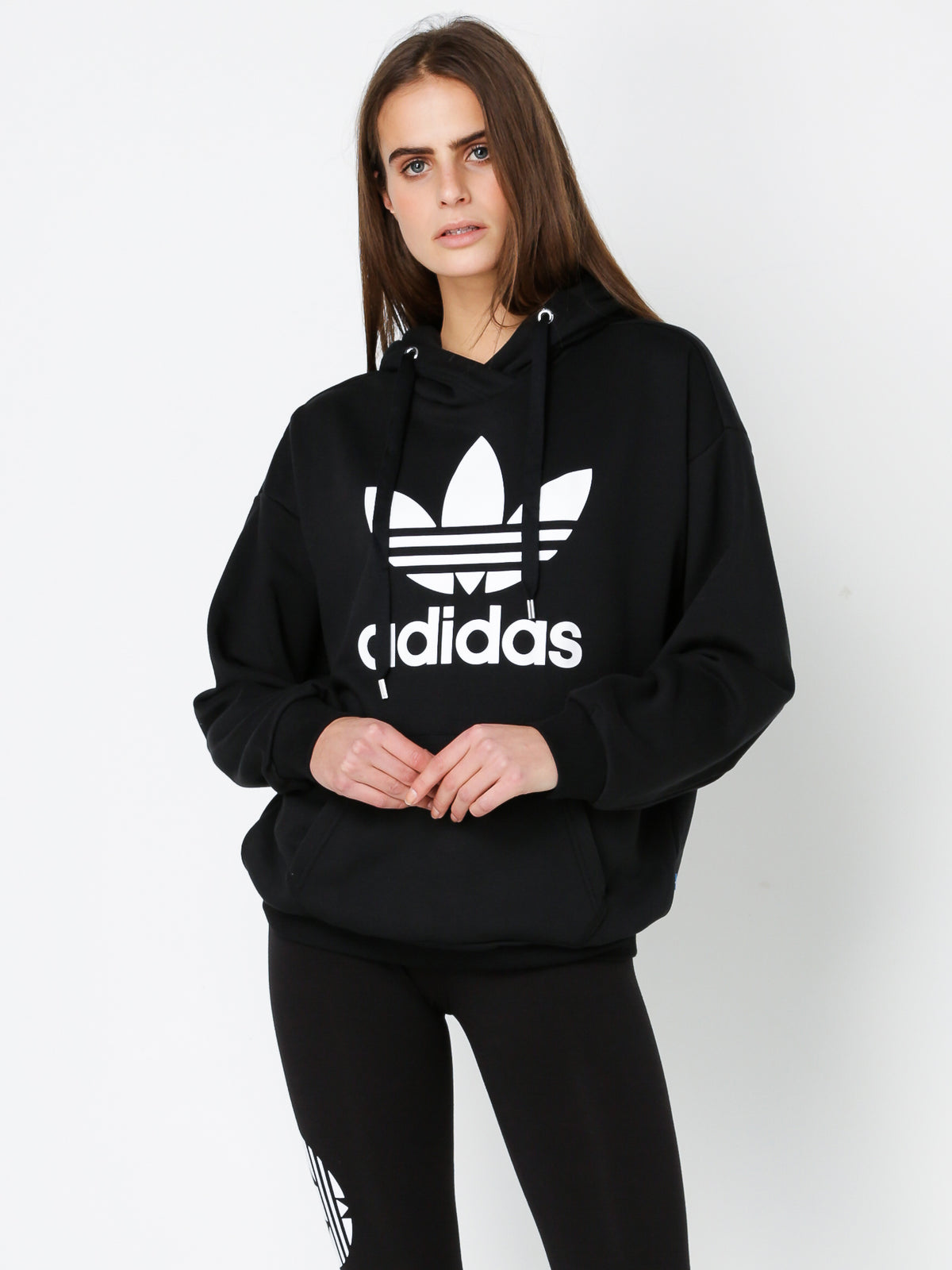 Adidas Trefoil Hoodie | Black