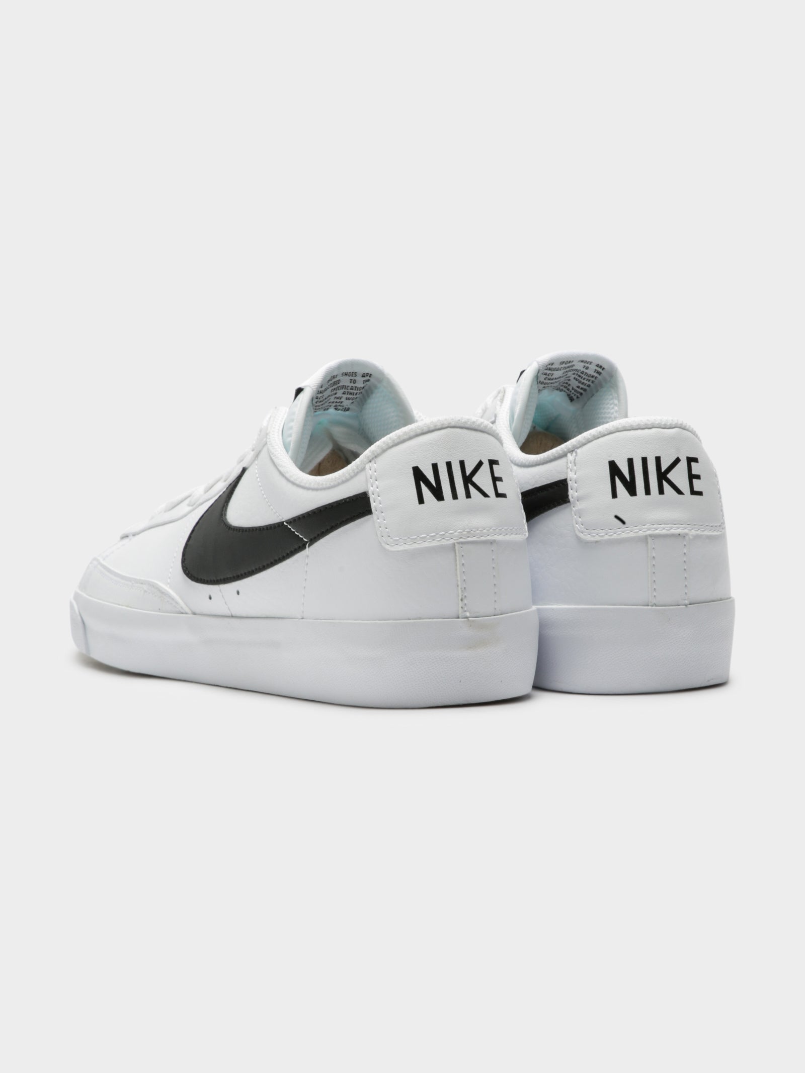Nike Sneaker Sb Blazer Low White Leather Nike Mens Blazer Low