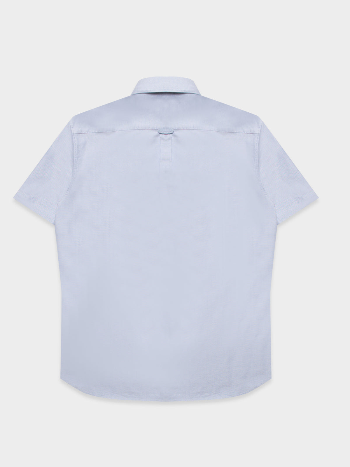 Short Sleeve Oxford Shirt in Blue
