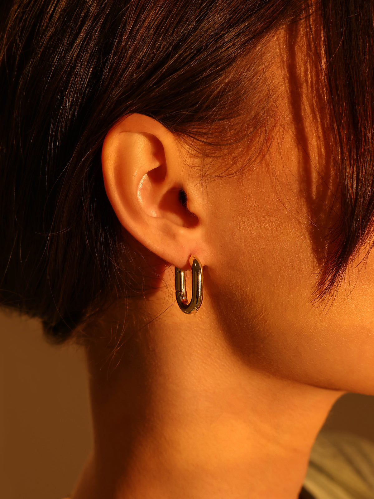 Jagger Hoops in Gold