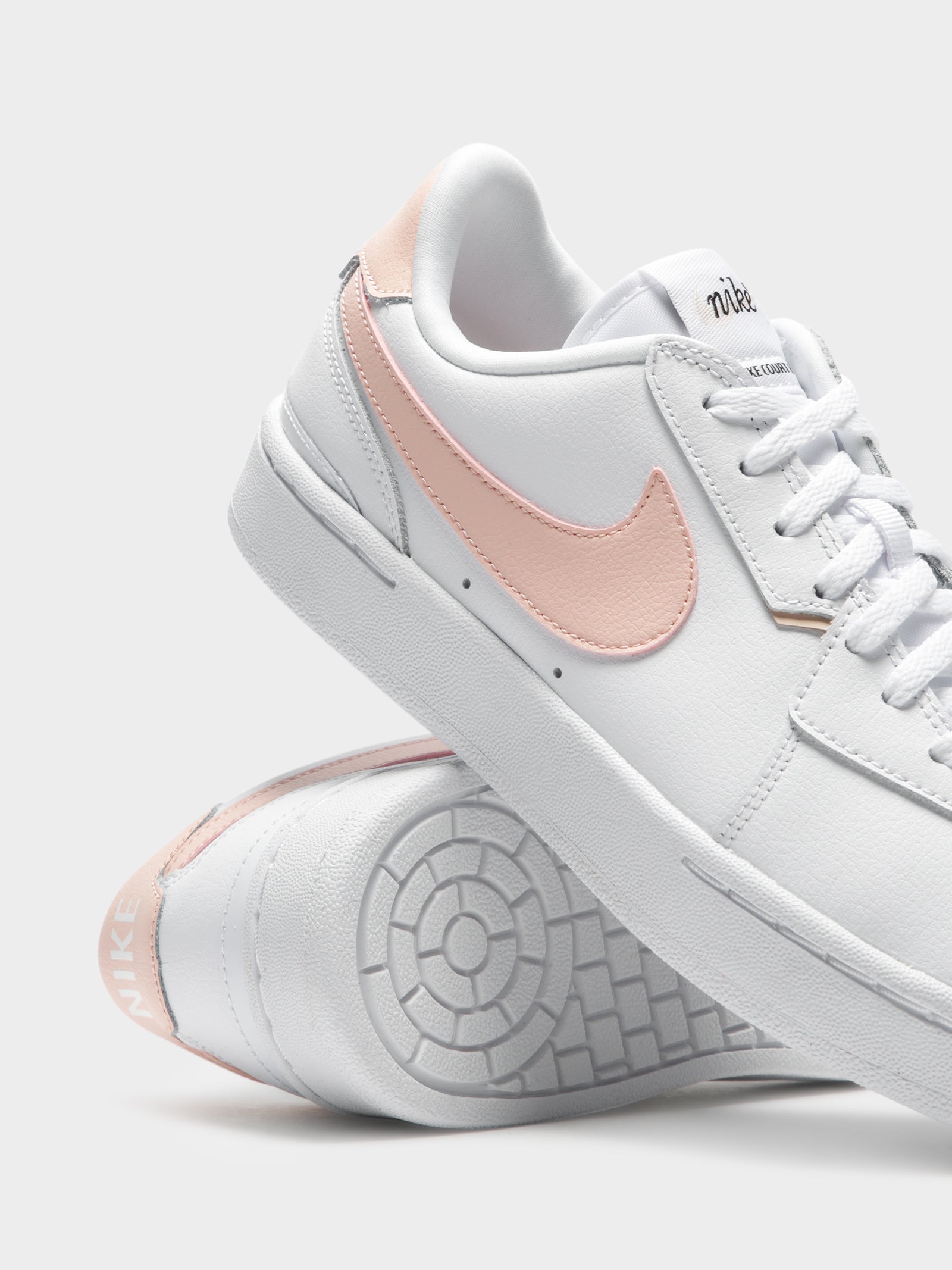 Womens Court Blanc Sneakers