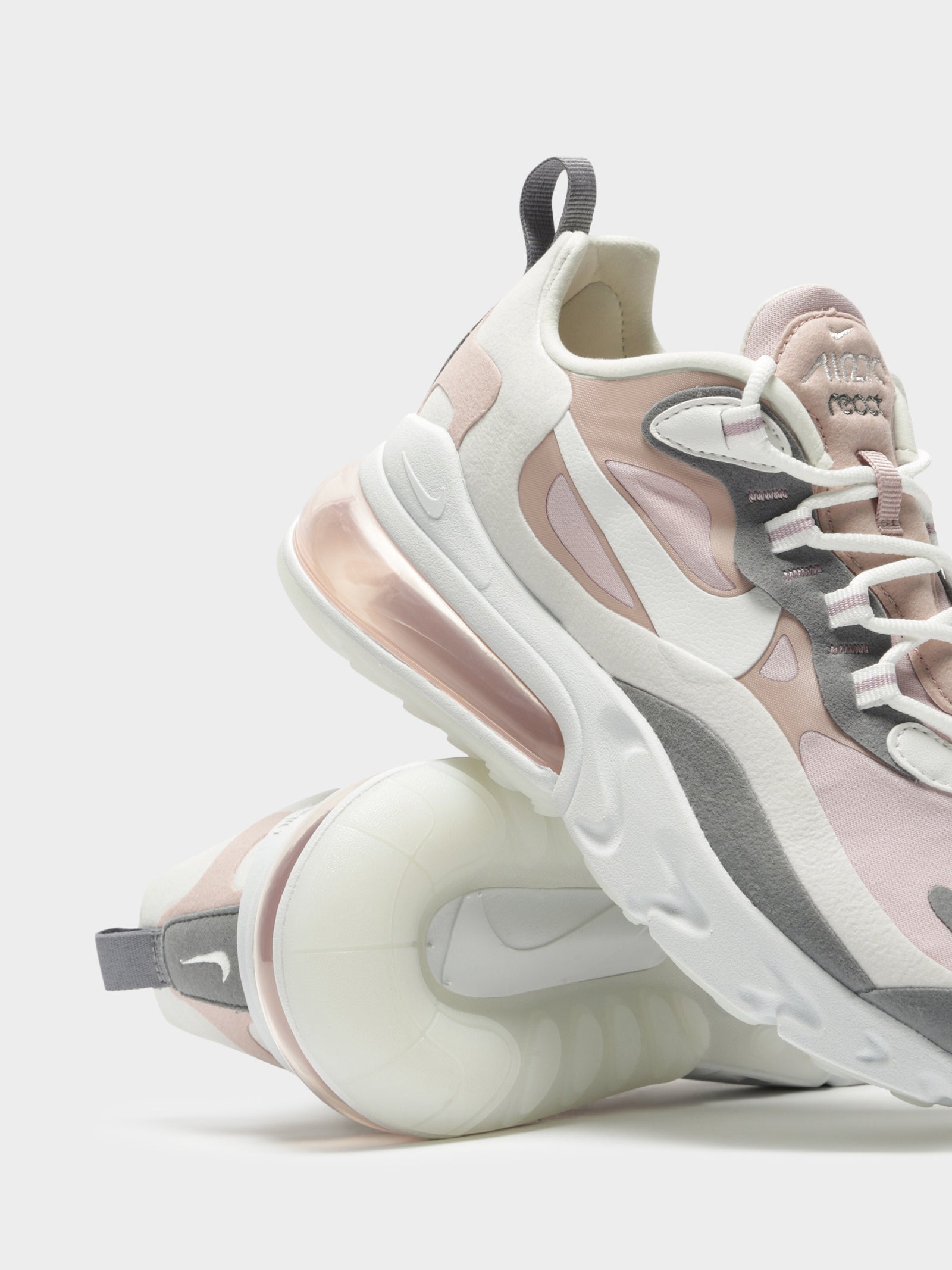 Nike air max 270 react pink and gray sneakers Clearance