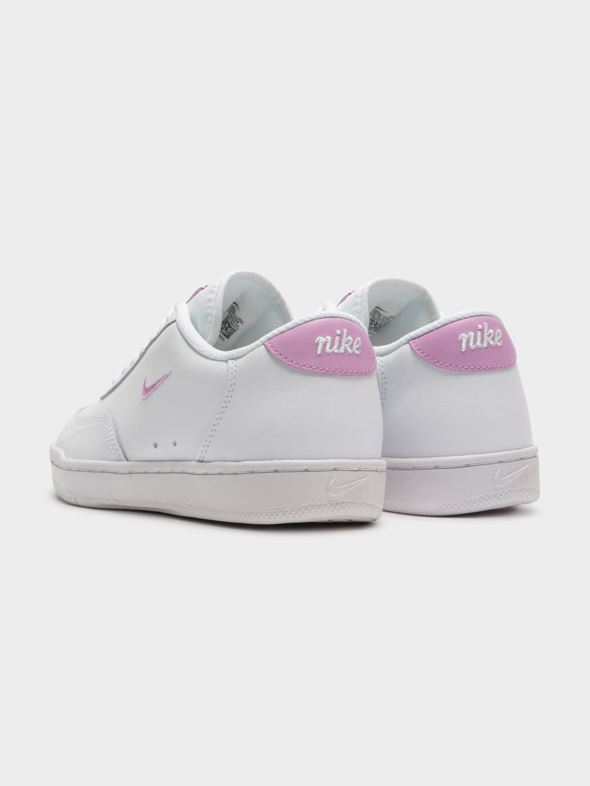 Womens Court Vintage Sneakers in White &amp; Beyond Pink