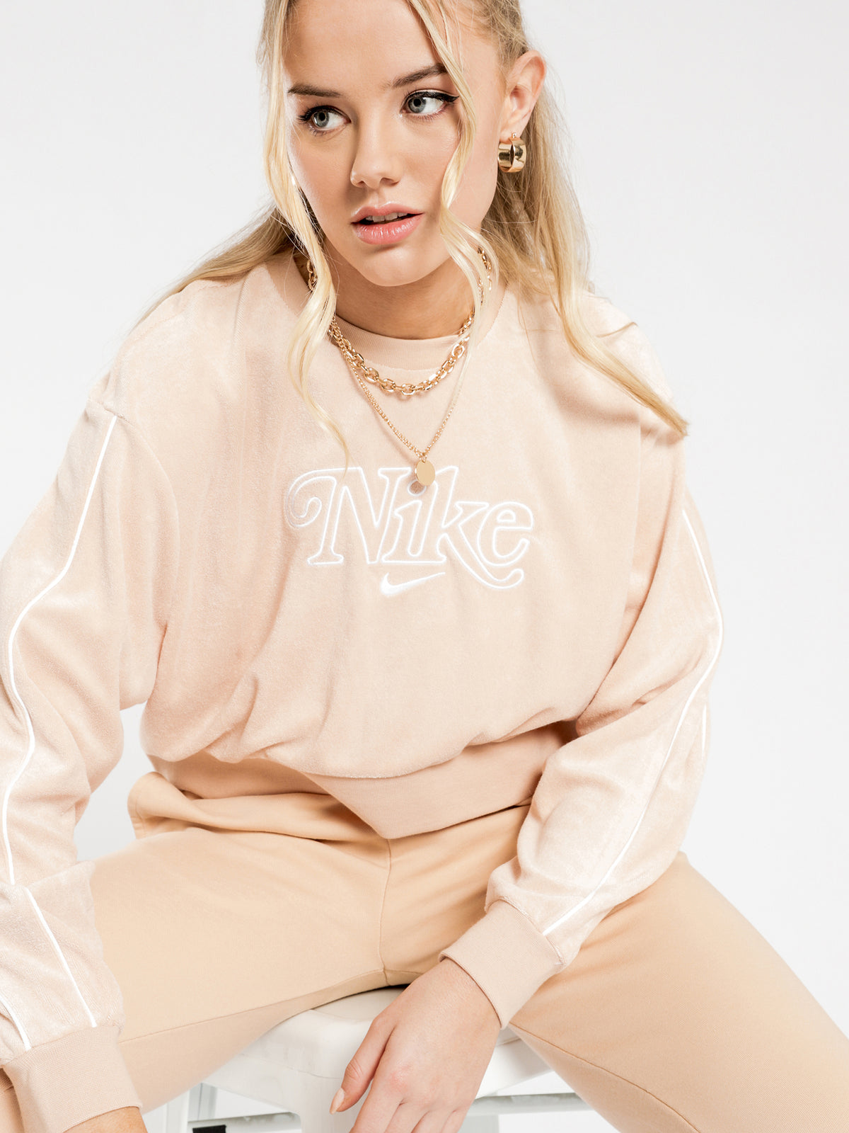 Nike Sportswear Retro Femme Crew | Blush