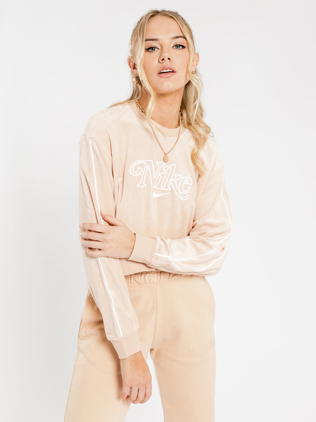 Nike Sportswear Retro Femme Crew | Blush
