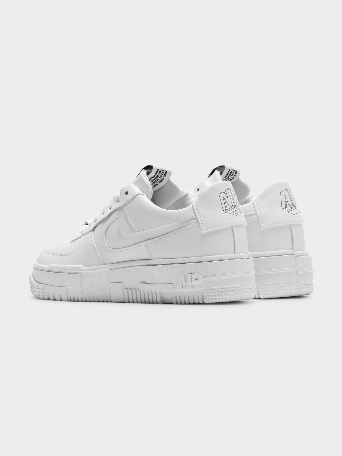 Womens Air Force 1 Pixel Sneakers in White