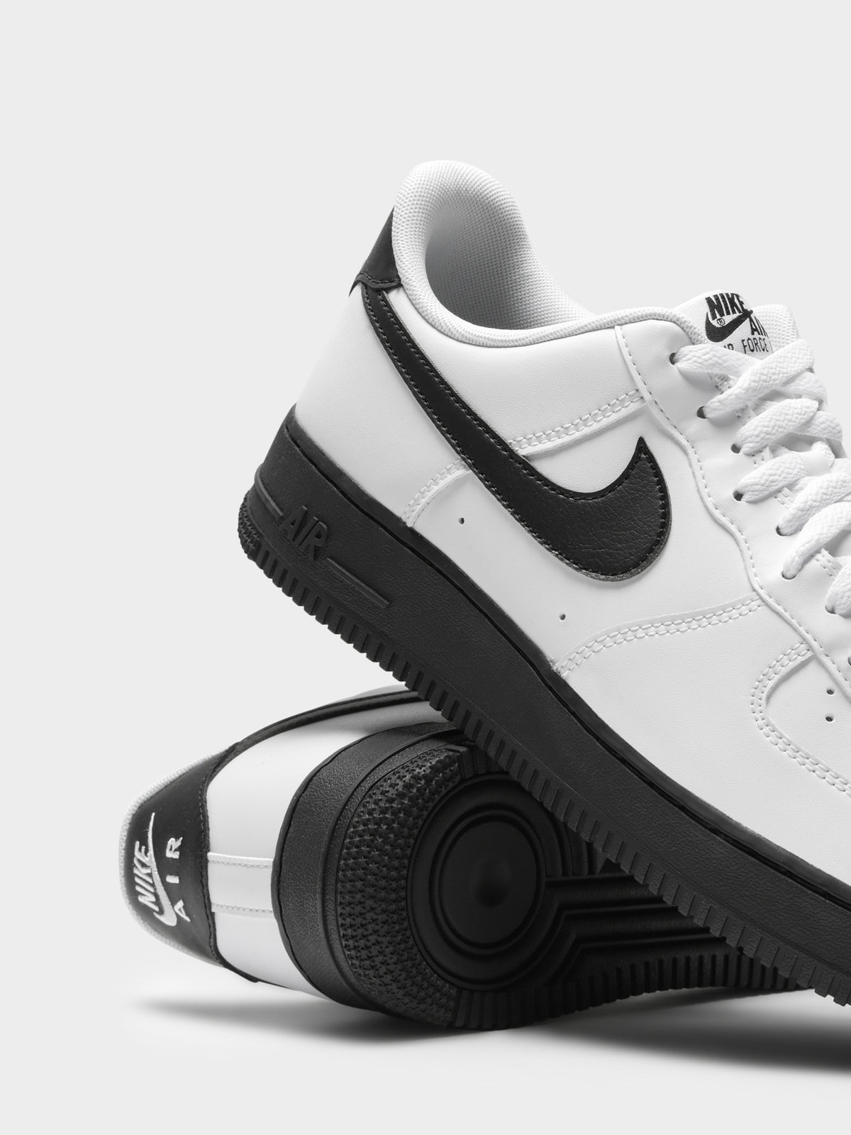 Unisex Air Force 1 &#39;07 Sneakers in White &amp; Black