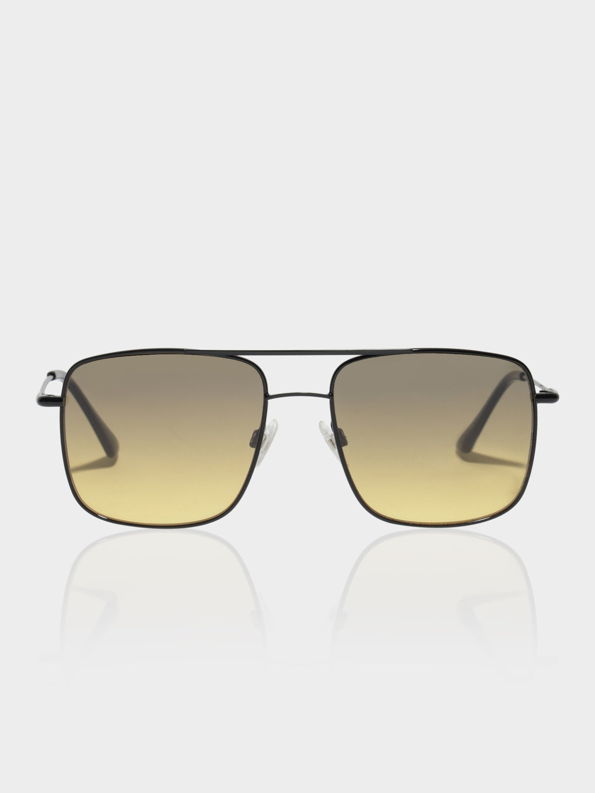 CL6862 Reaction Sunglasses in Black Smoke