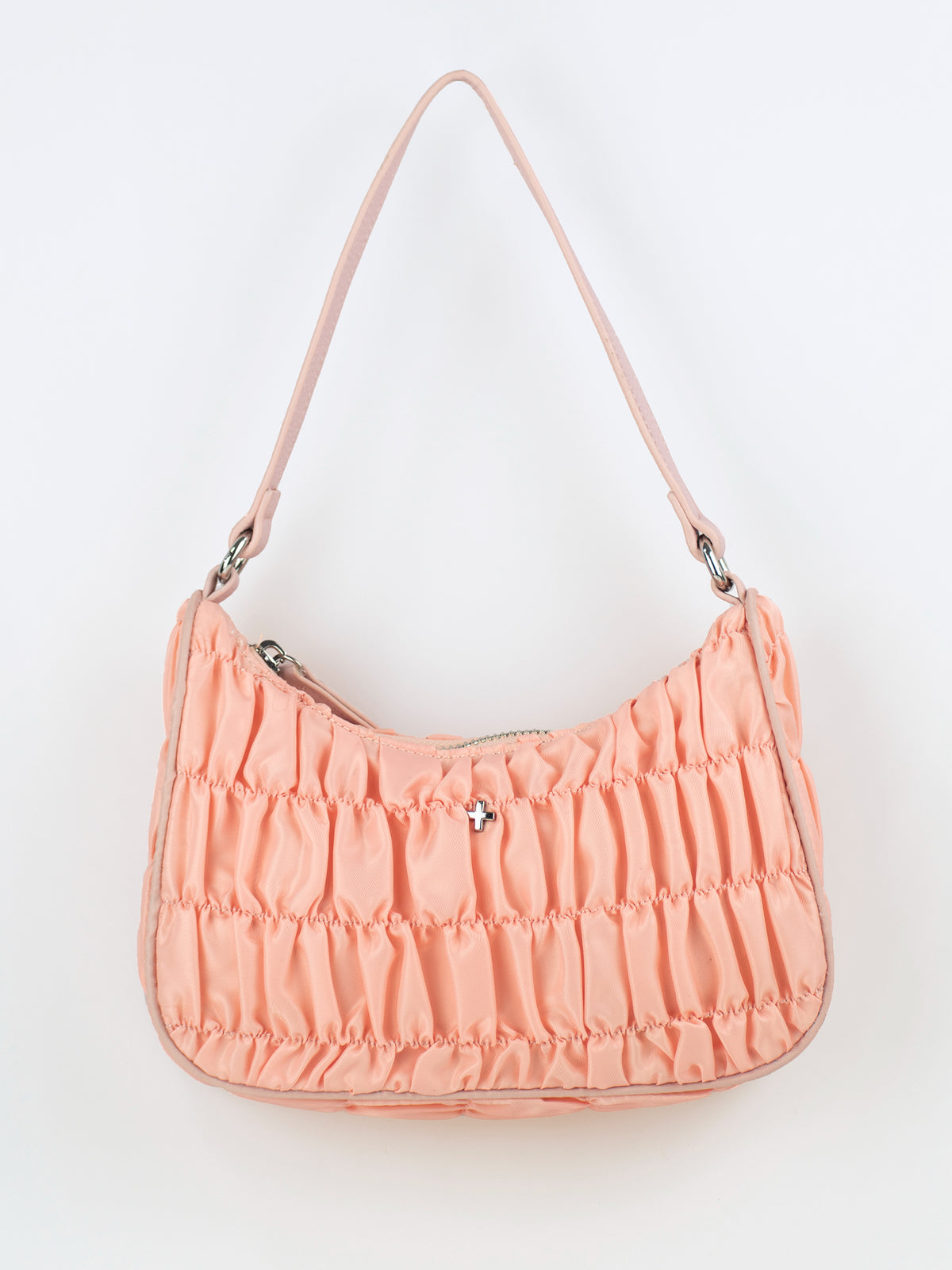 Tyra Shoulder Bag in Coral Pink
