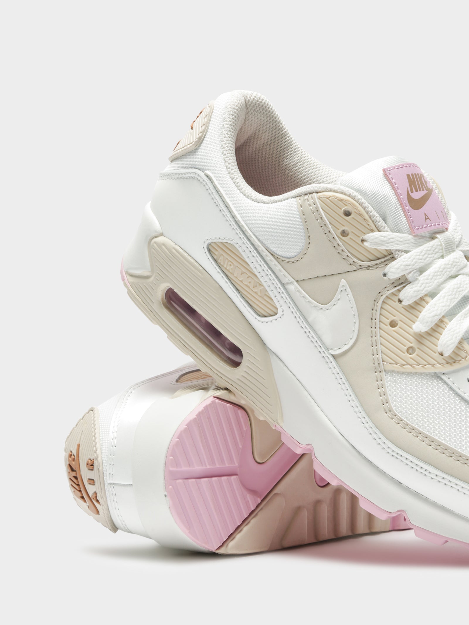 Air max 90 white and pink Clearance