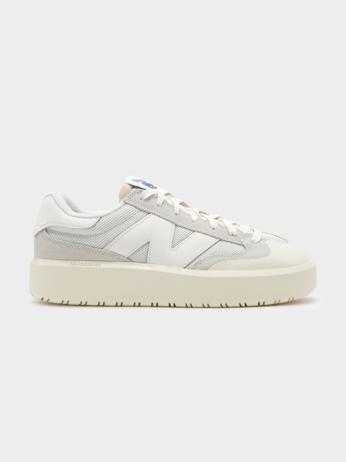 Womens CT 302 Platform Sneakers in White &amp; Chalk