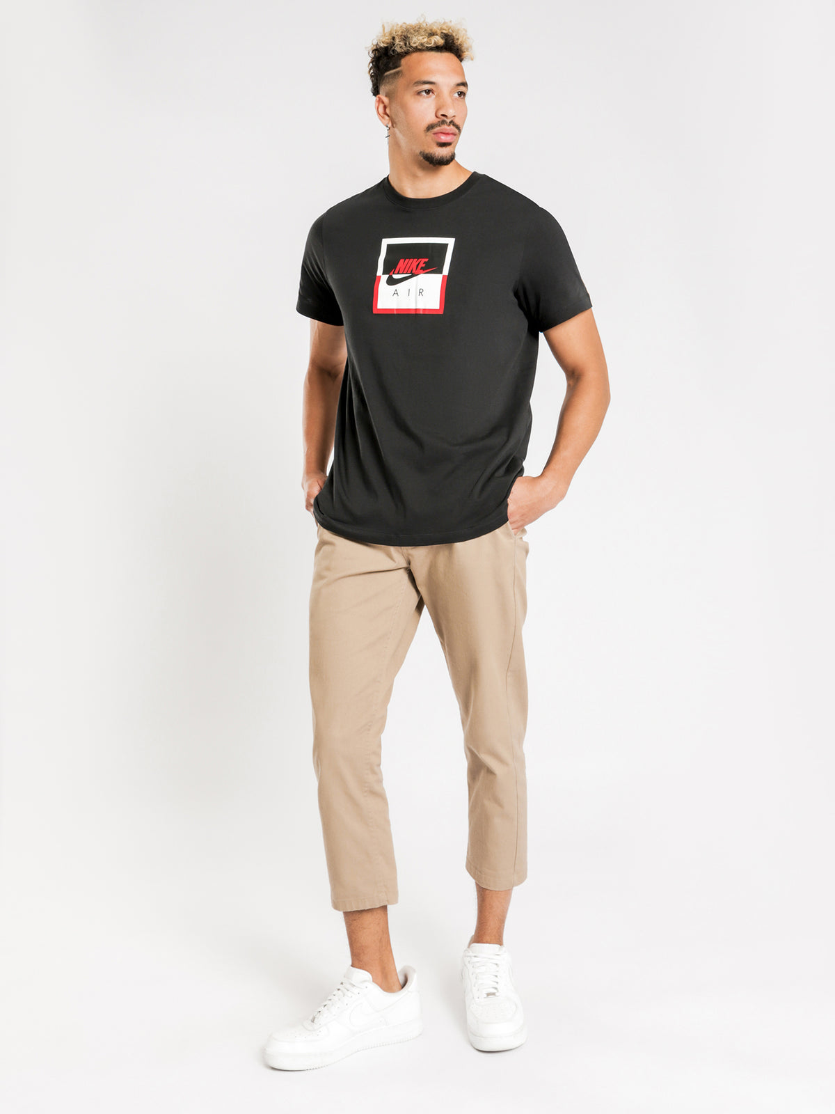 NSW Air Short Sleeve T-Shirt in Black