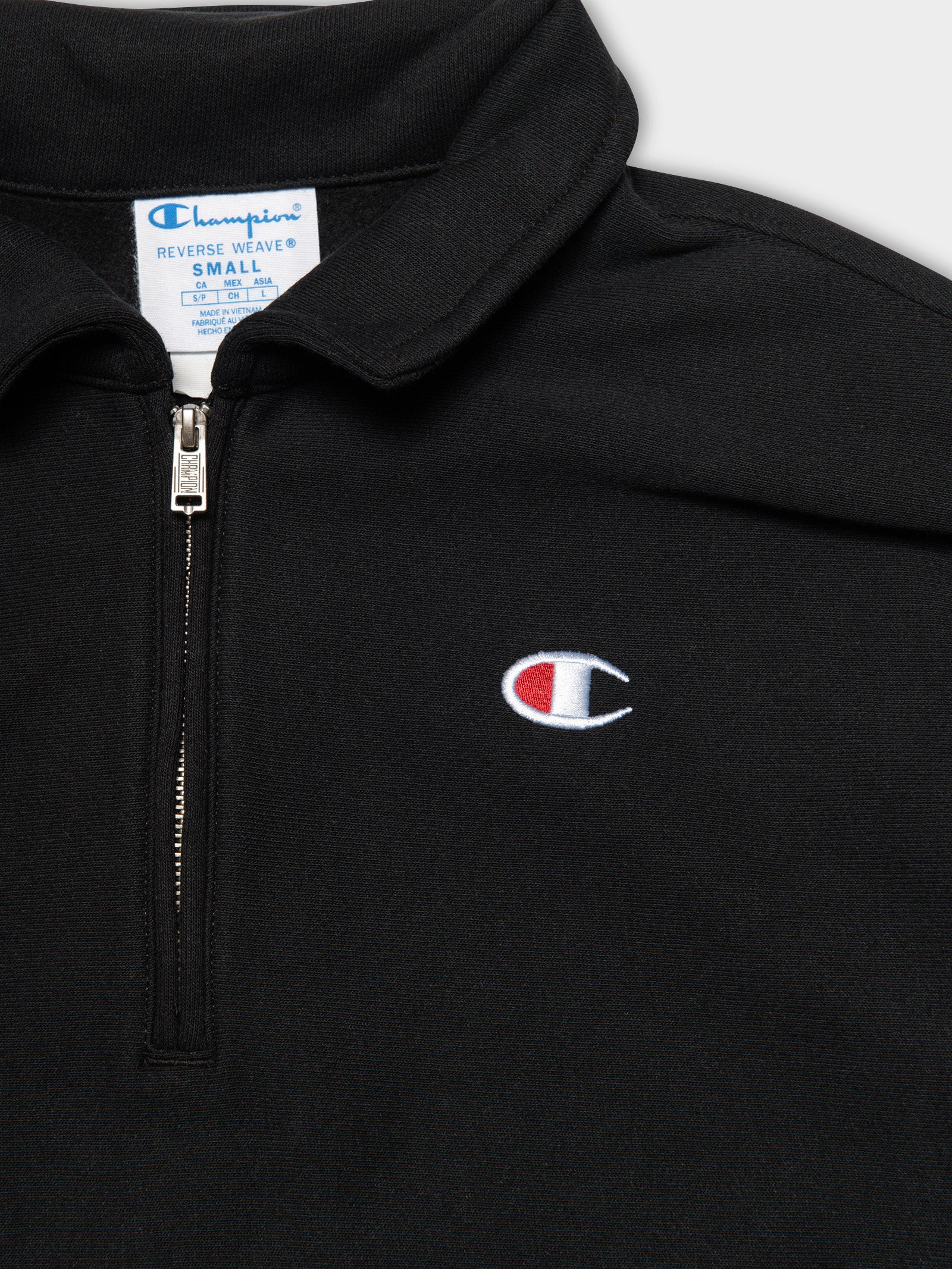 Reverse Weave 1/4 Zip Crew