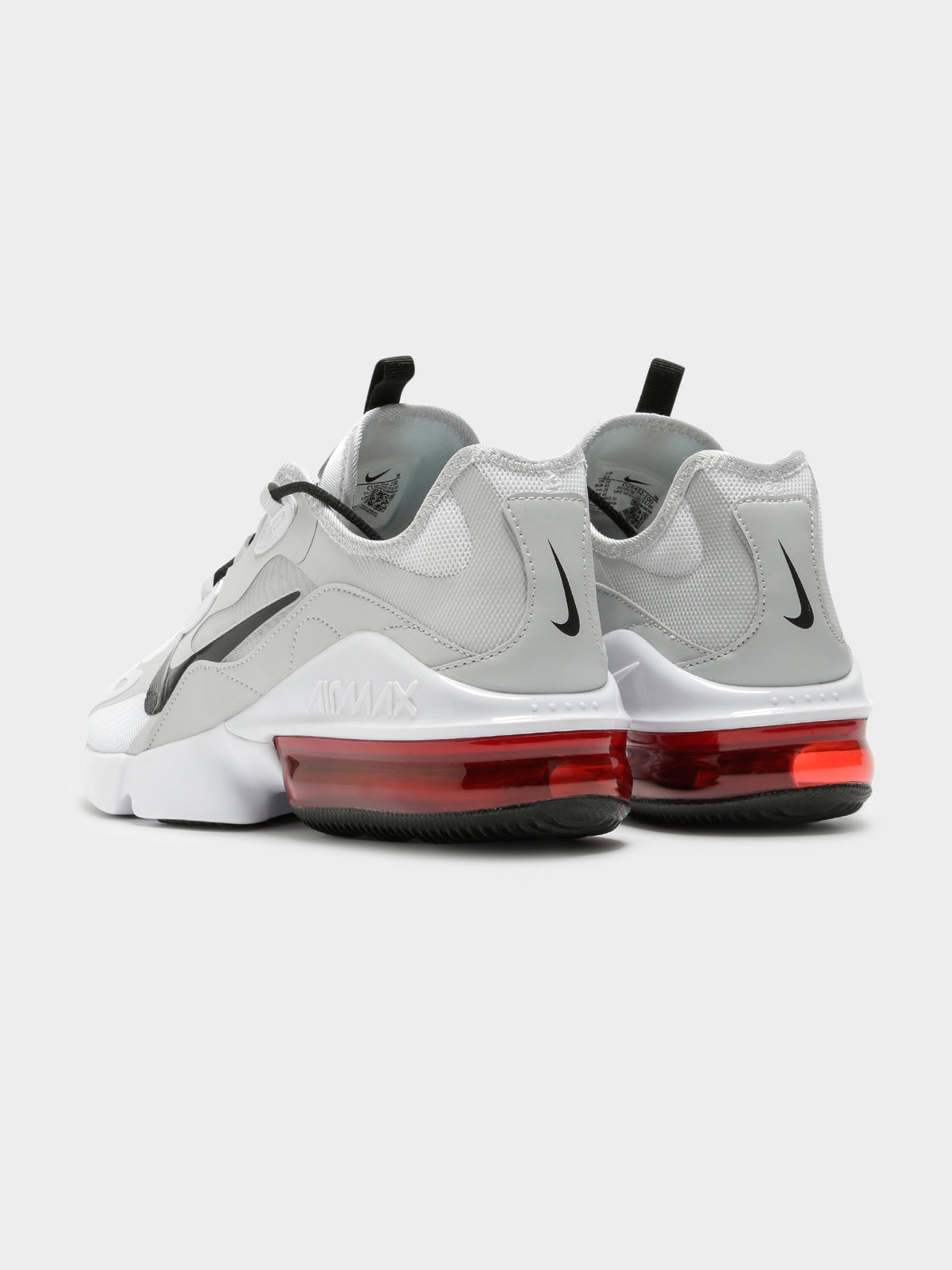 Mens Air Max Infinity 2 Sneakers in White &amp; Red