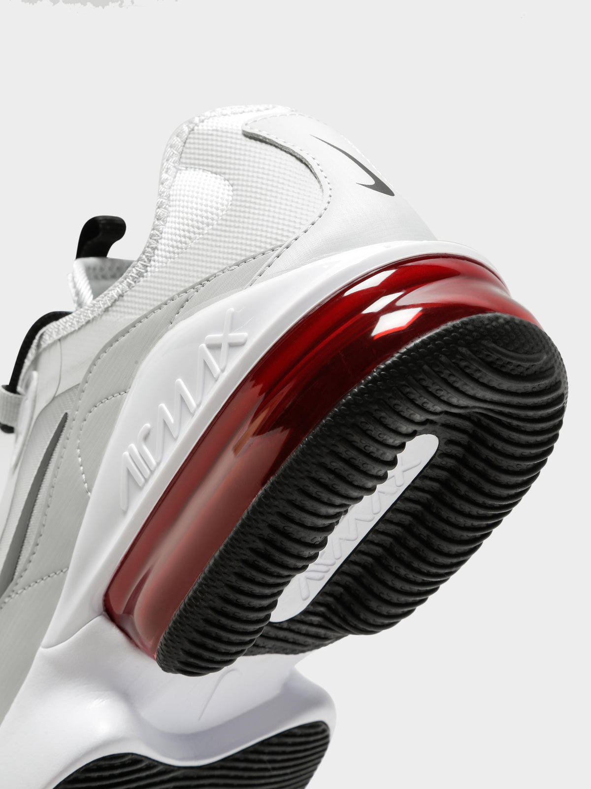 Mens Air Max Infinity 2 Sneakers in White &amp; Red