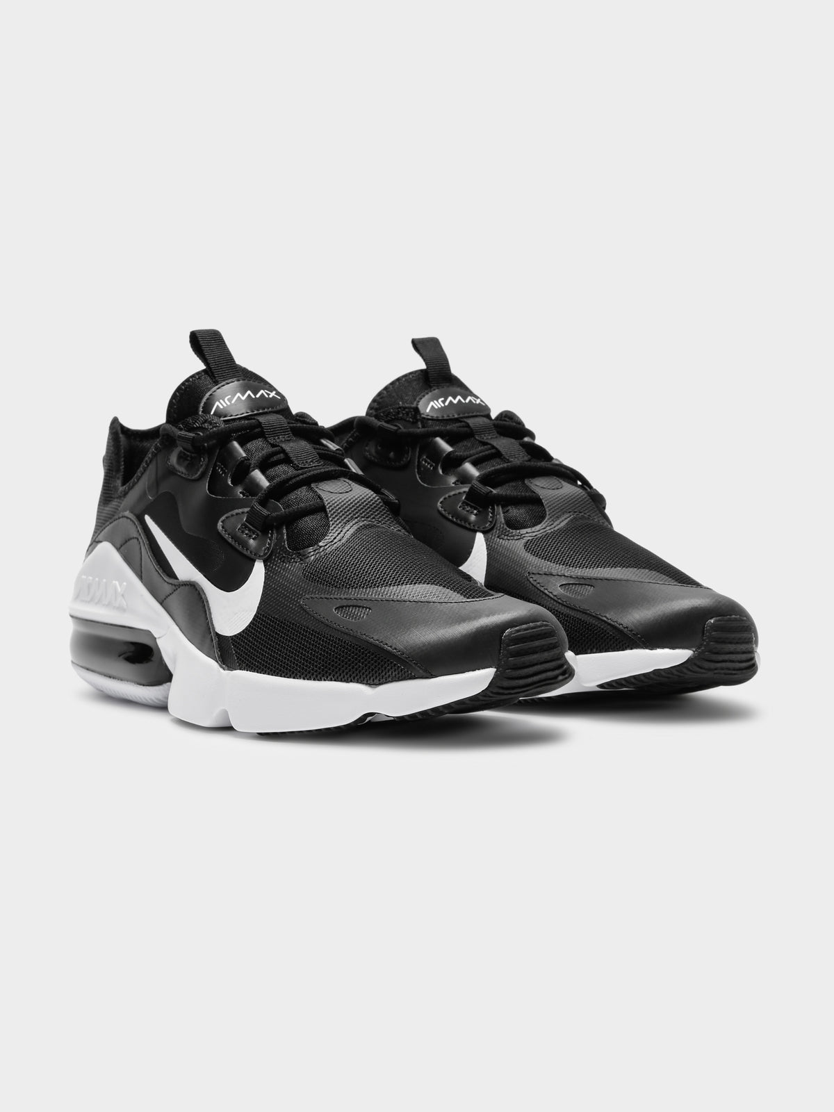 Mens Nike Air Max Infinity Sneakers in Black &amp; White