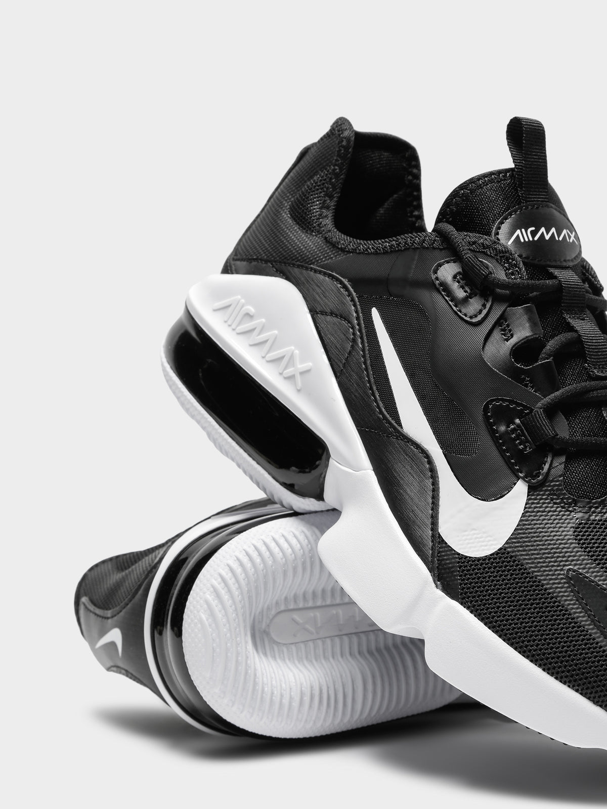 Mens Nike Air Max Infinity Sneakers in Black &amp; White