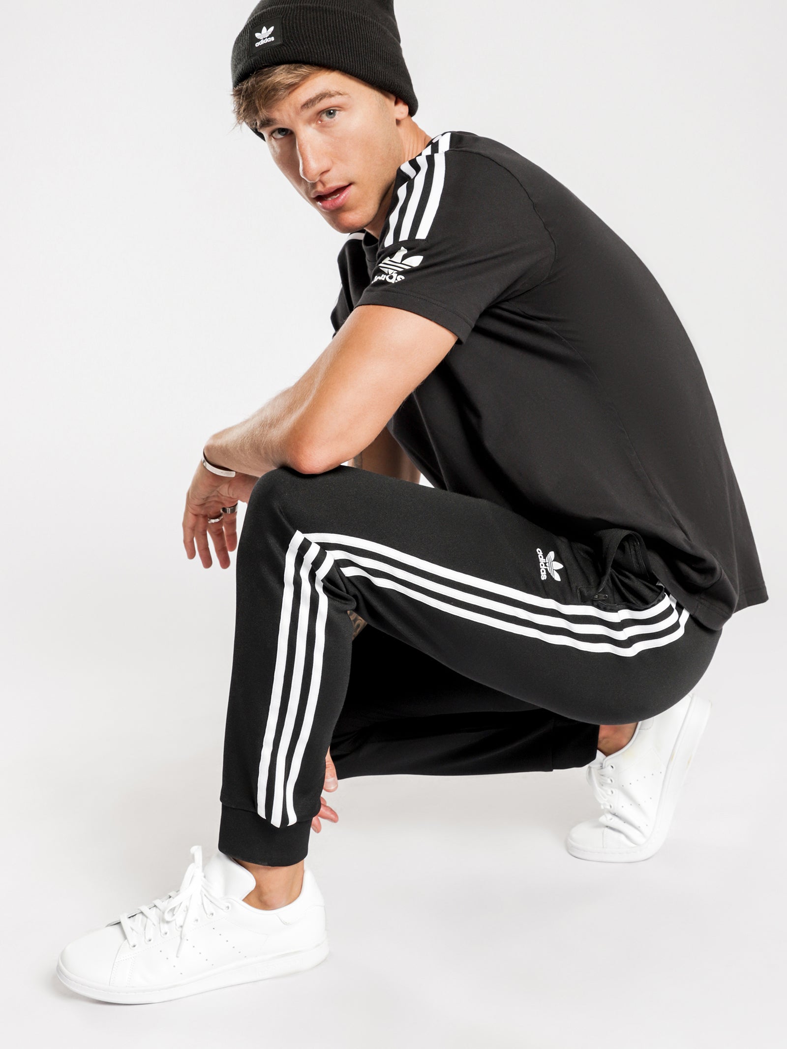 Adidas Superstar Track Pants Black | Glue Store
