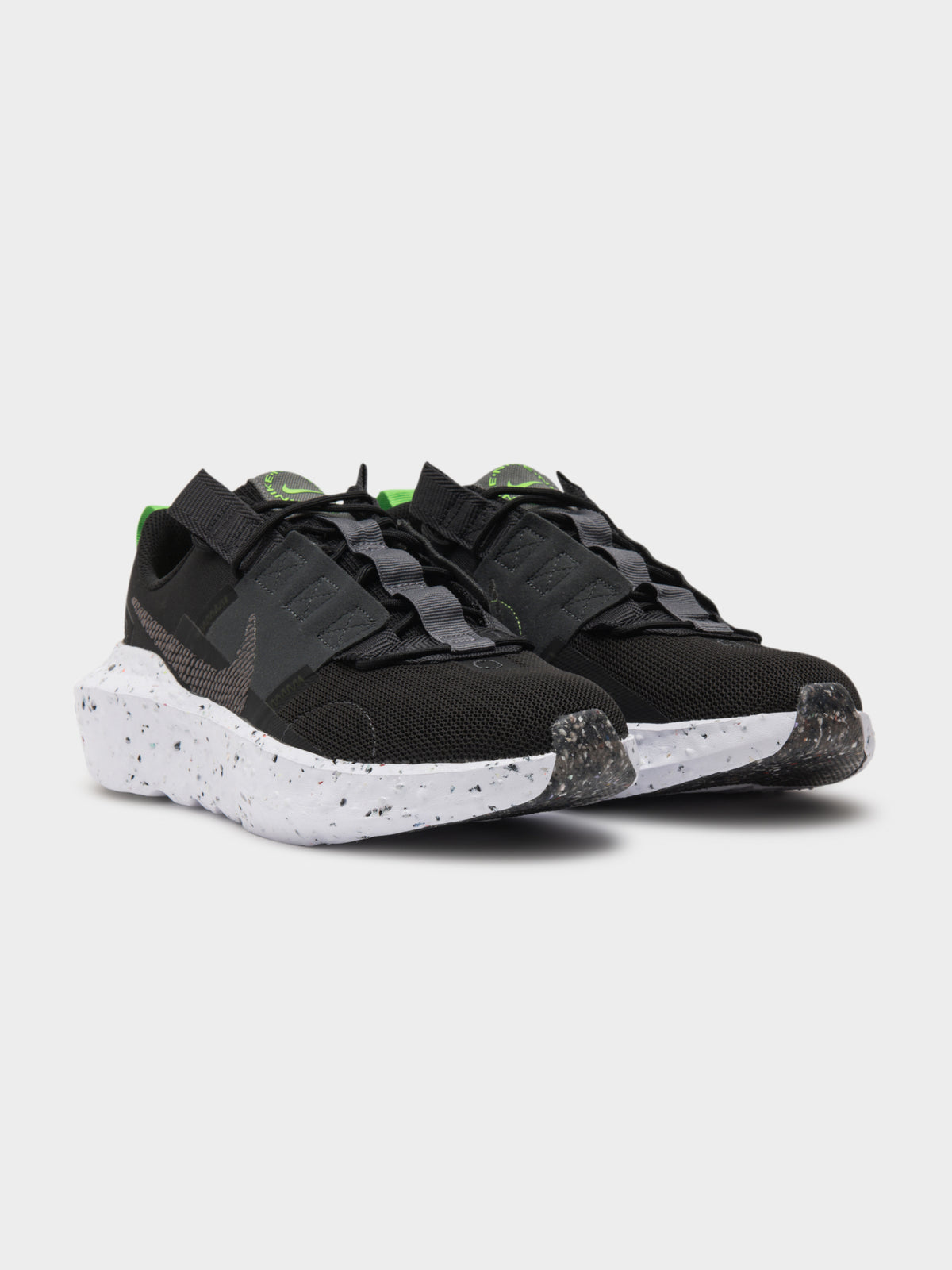 Nike Womens Crater Impact Sneakers | Black/White