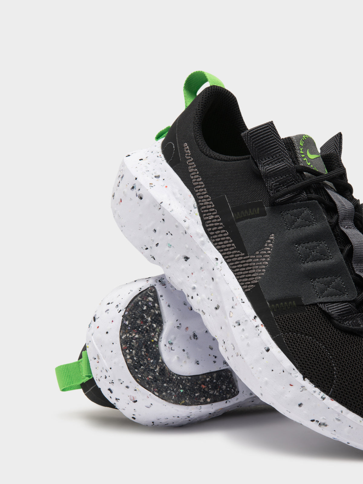 Nike Womens Crater Impact Sneakers | Black/White
