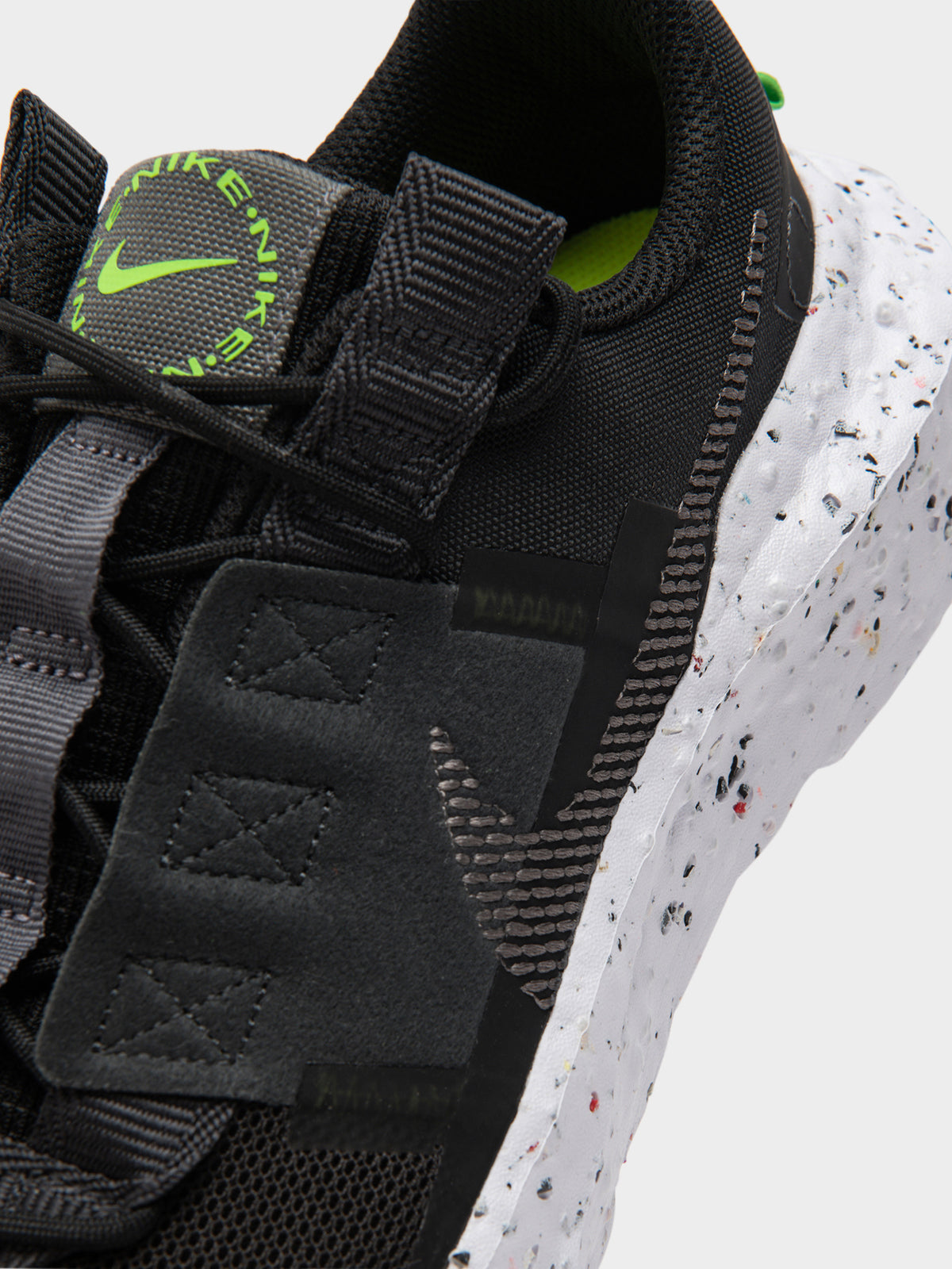 Nike Womens Crater Impact Sneakers | Black/White