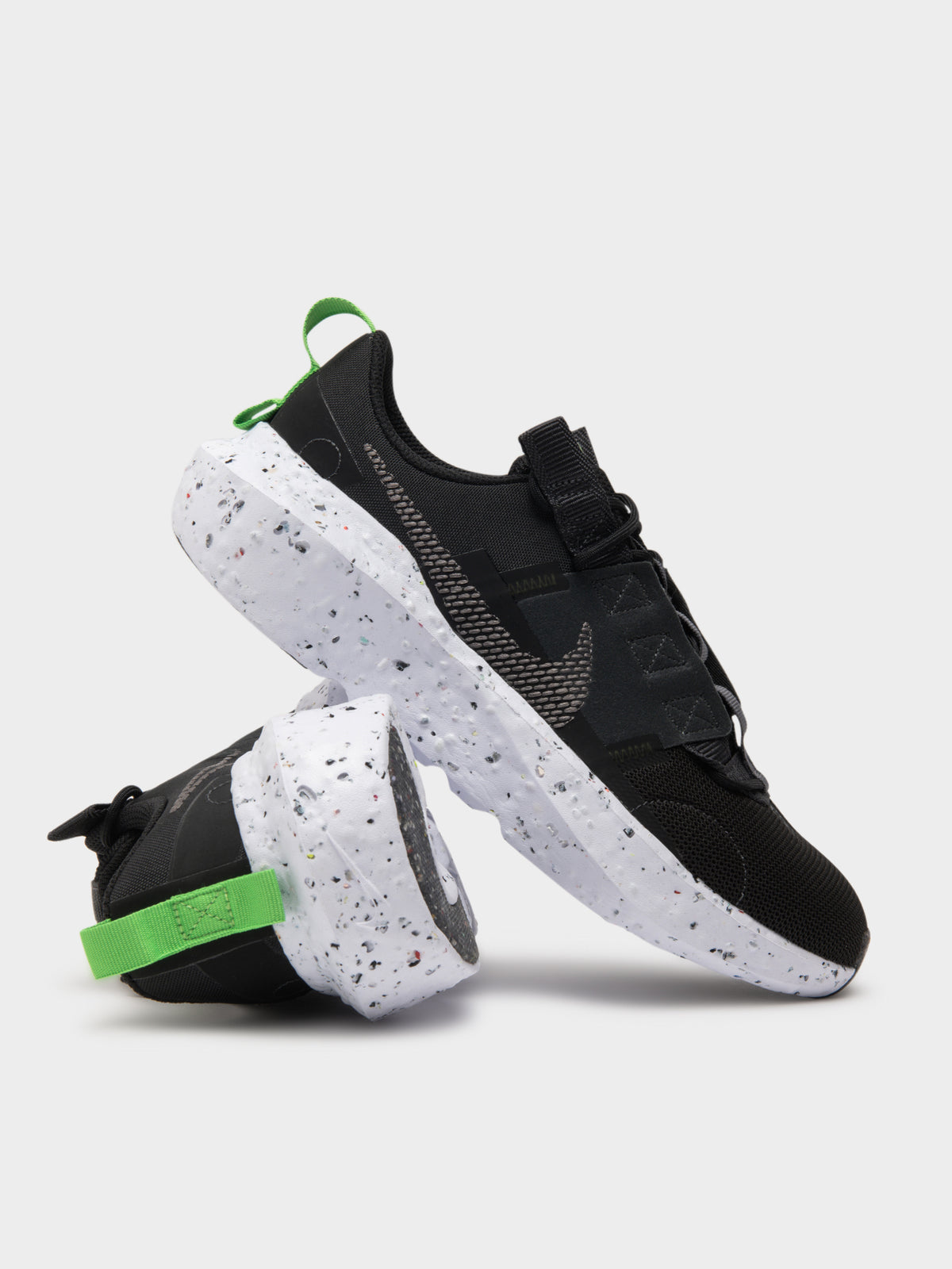 Nike Womens Crater Impact Sneakers | Black/White