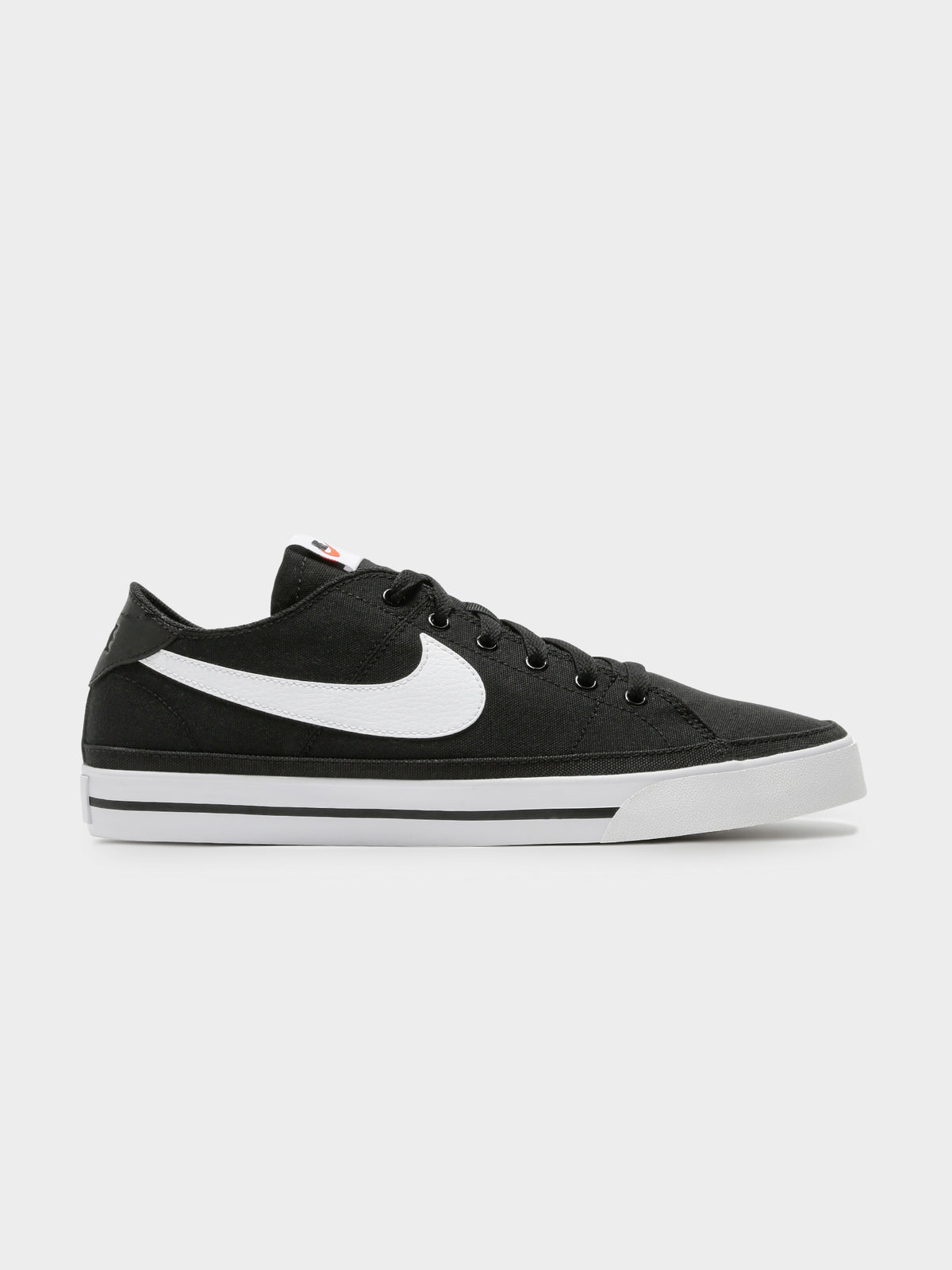 Mens Court Legacy Canvas Sneaker in Black