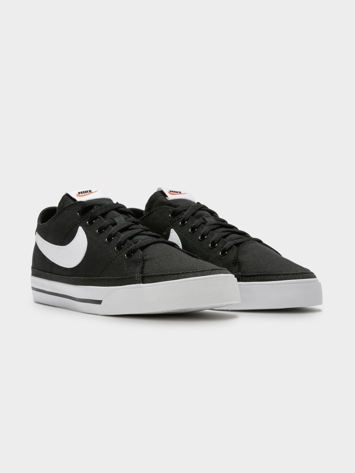 Mens Court Legacy Canvas Sneaker in Black