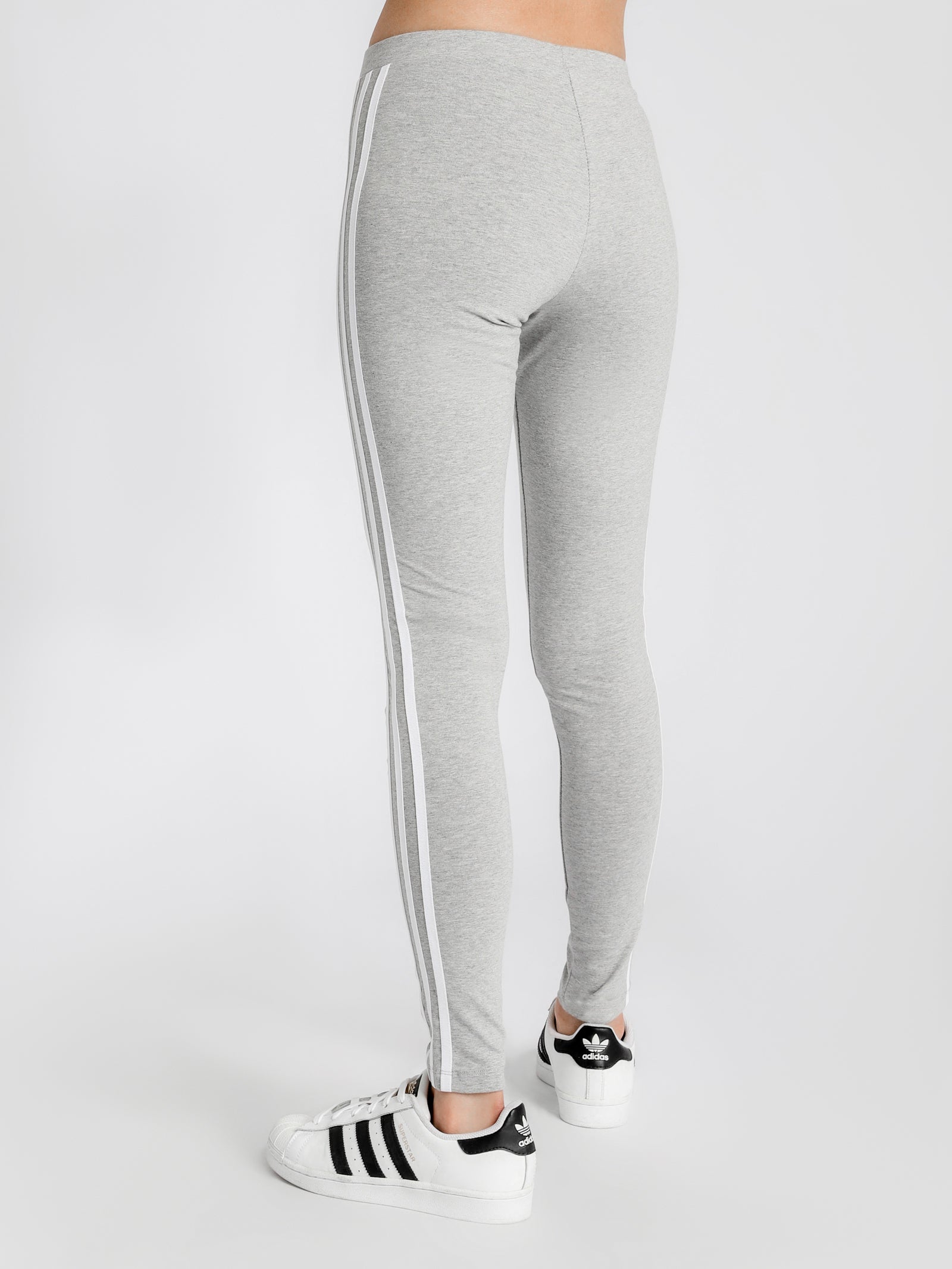 Adidas Stripes Tights Medium Grey Glue Store