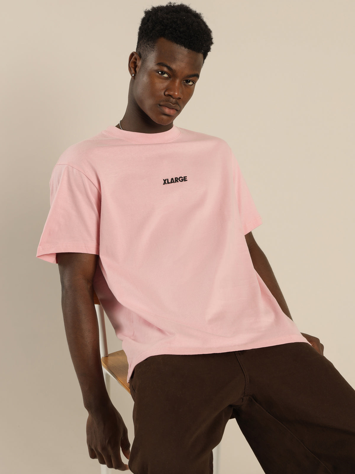 91 Text T-Shirt in Pink