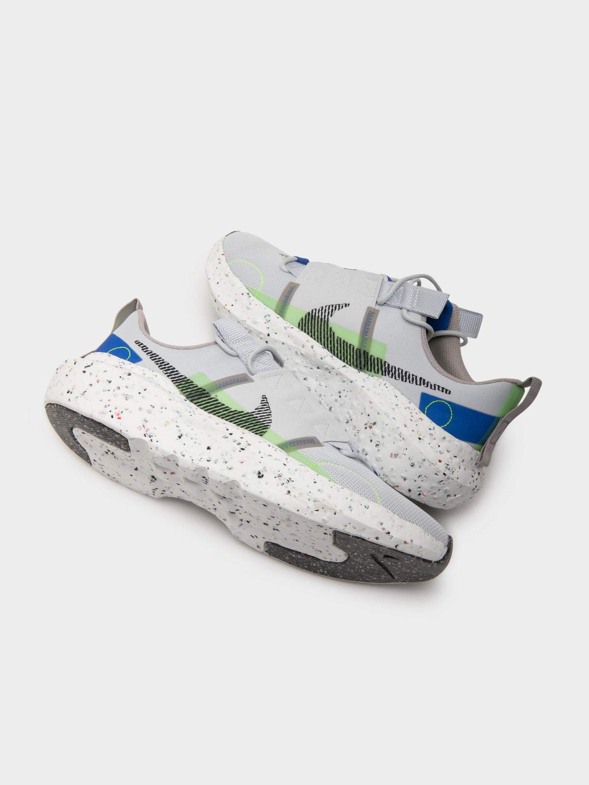 Mens Nike Crater Impact Sneakers in Grey &amp; Blue