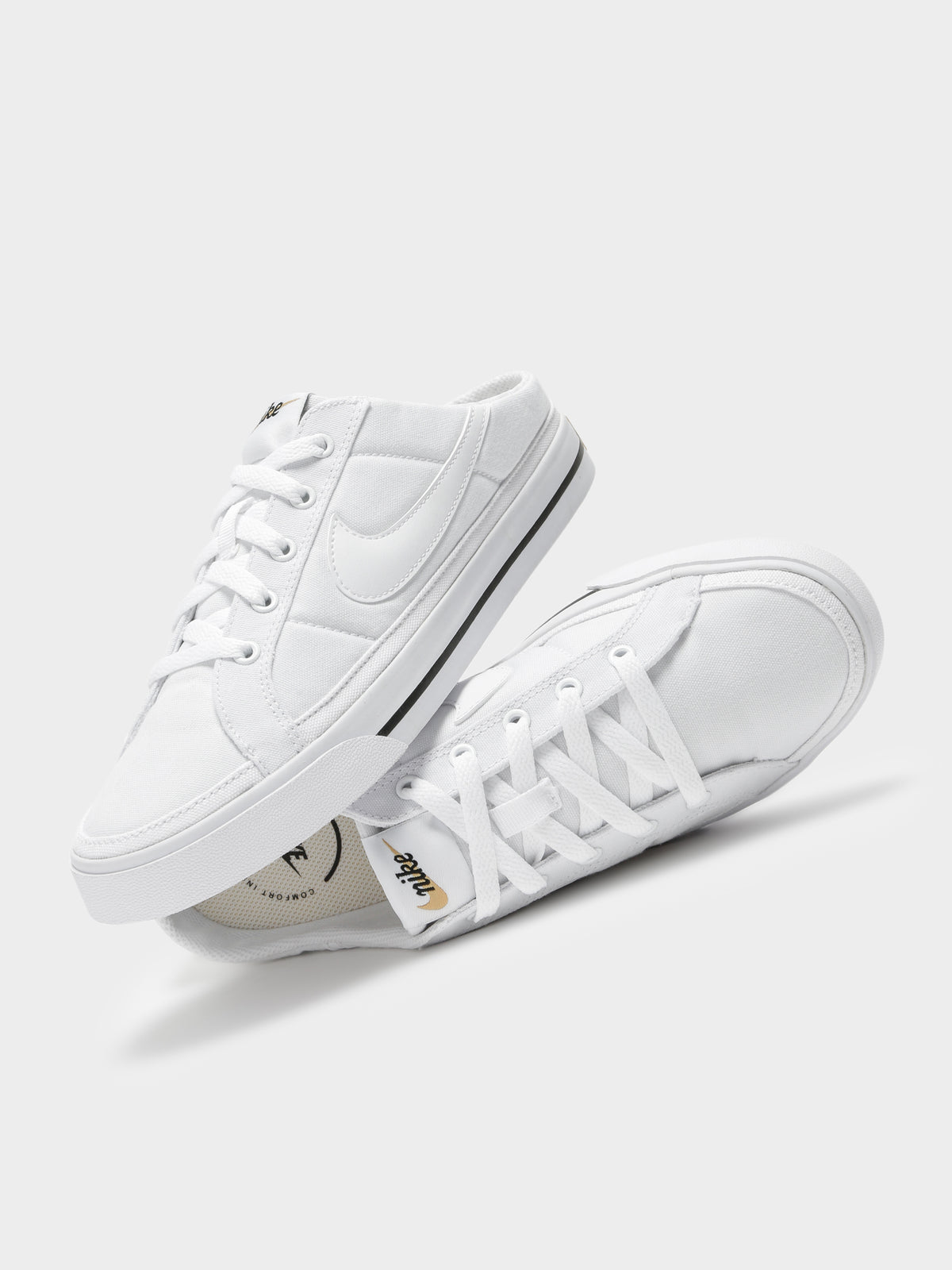 Womens Court Legacy Mule in White