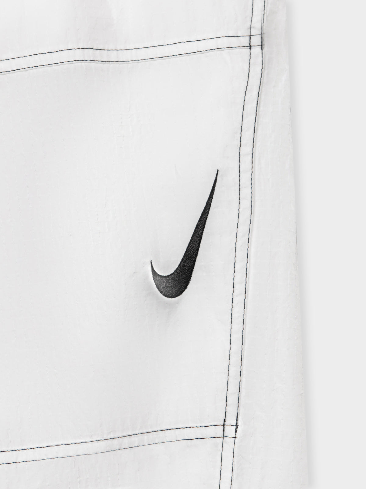 NSW Repel Swoosh Track Pants in White &amp; Black