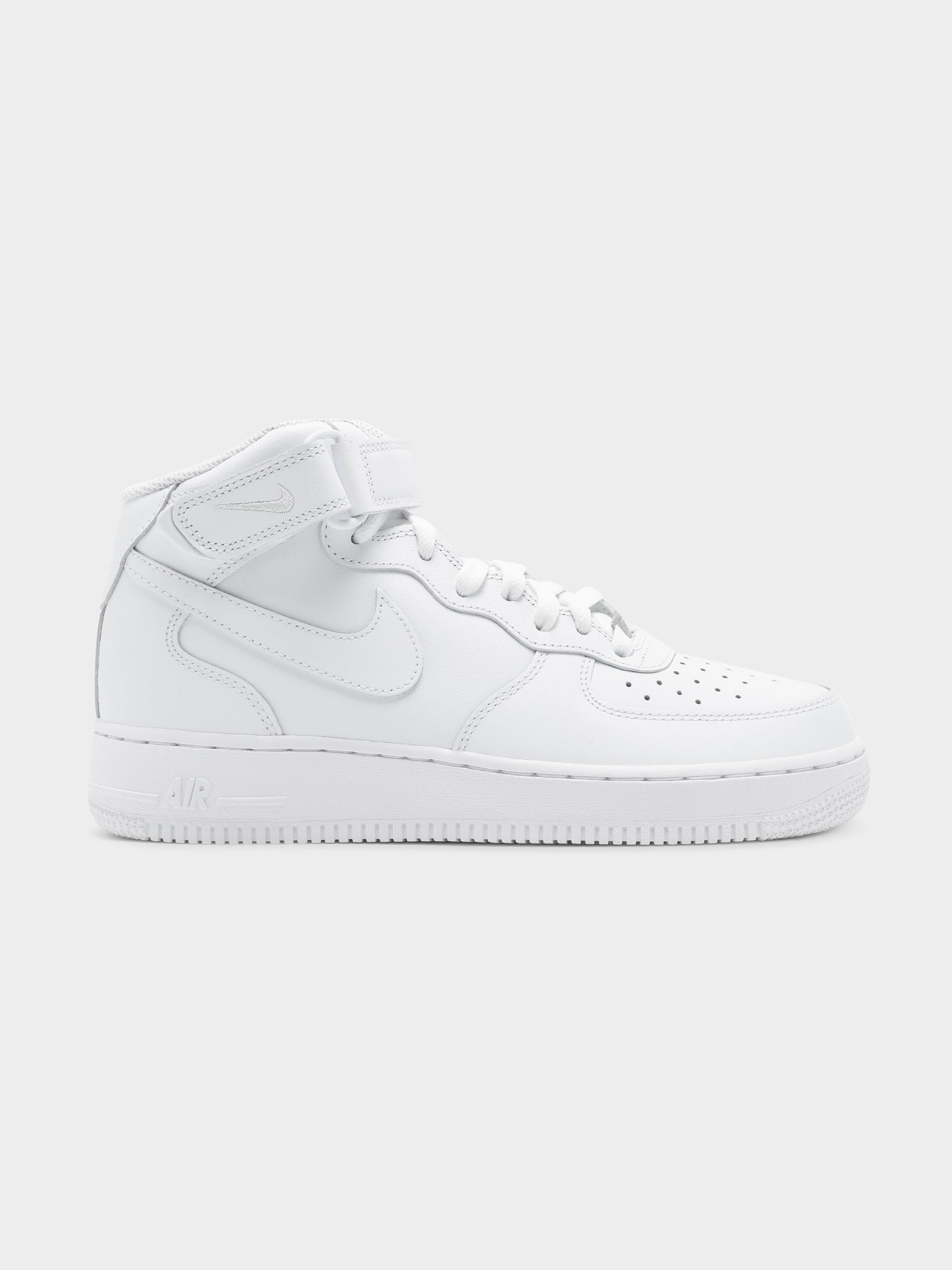 Womens Nike Air Force 1 Mid in Triple White