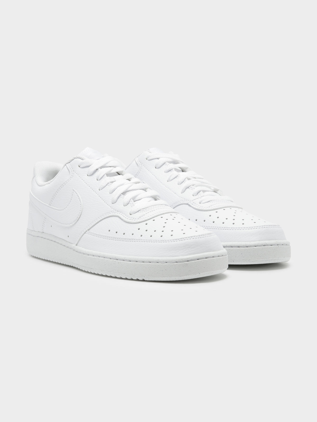 Mens Court Vision Low Sneakers in White