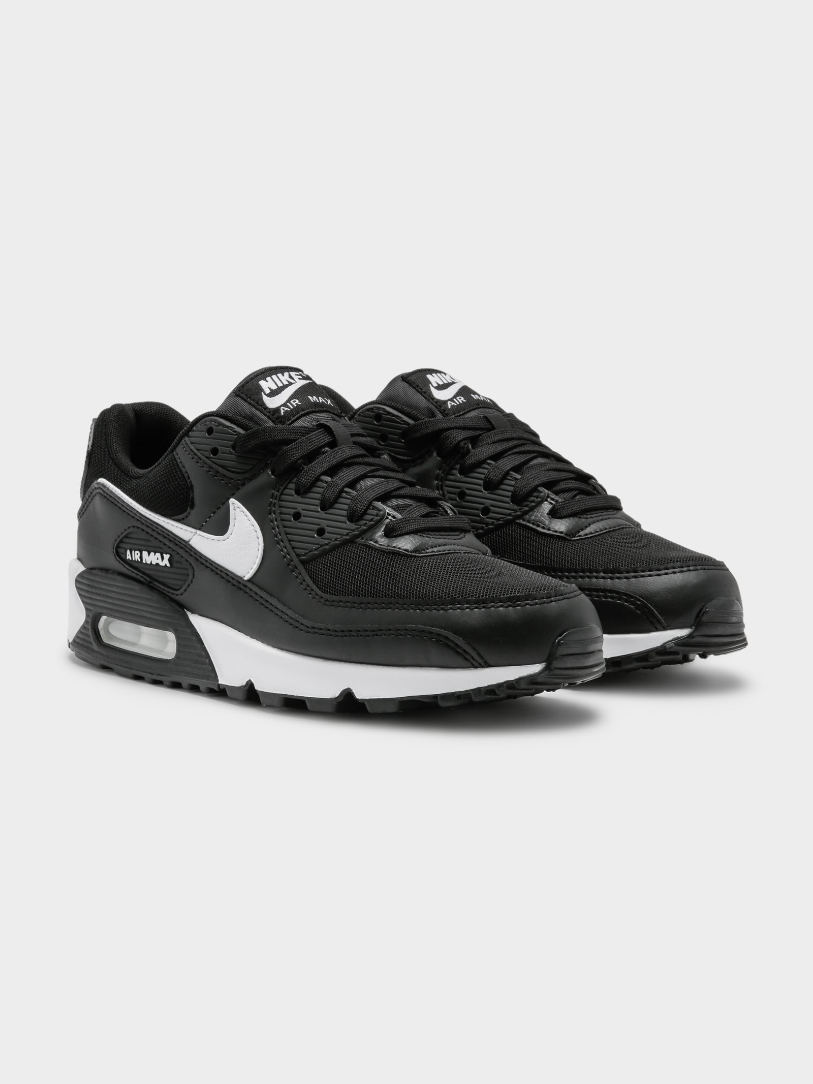 Womens Air Max 90 Sneakers in Black & White