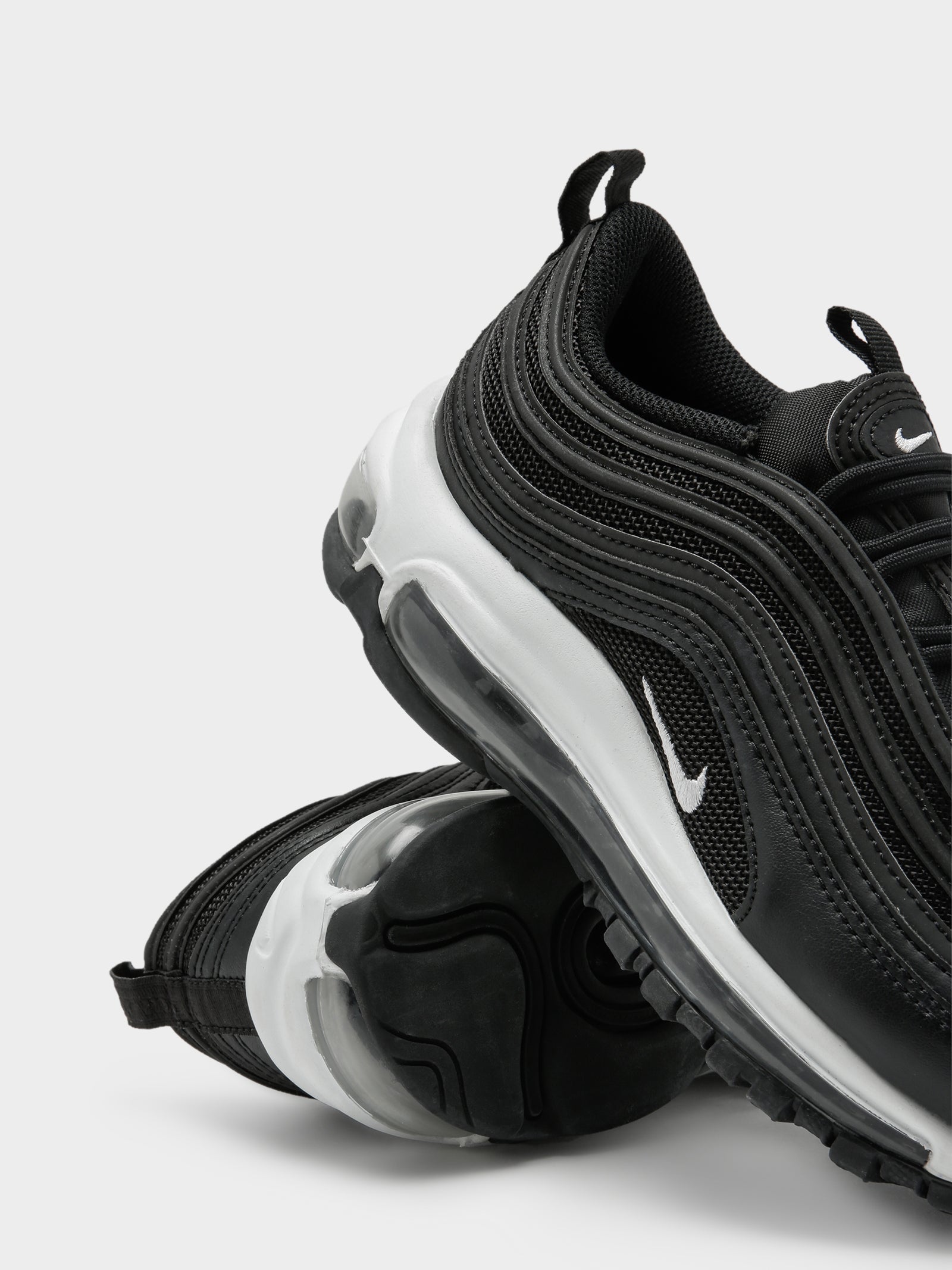 Womens Air Max 97 Sneakers in Black & White