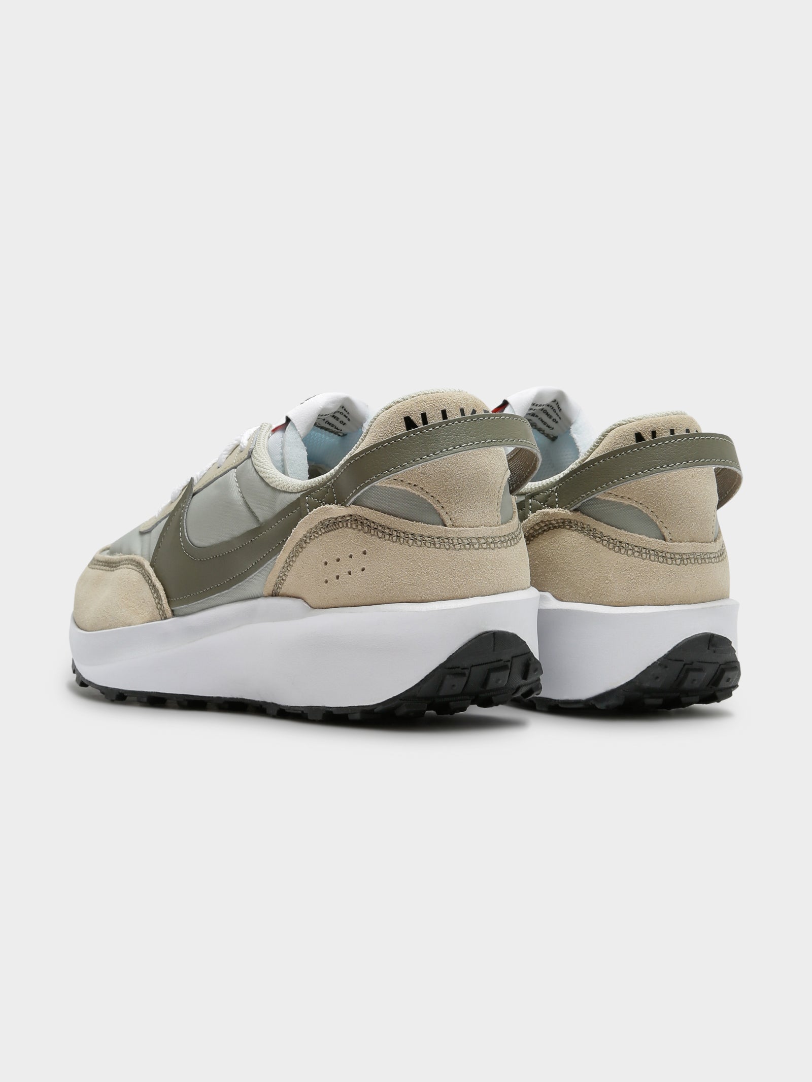 Nike Mens Nike Waffle Debut Stone/Khak | Glue Store