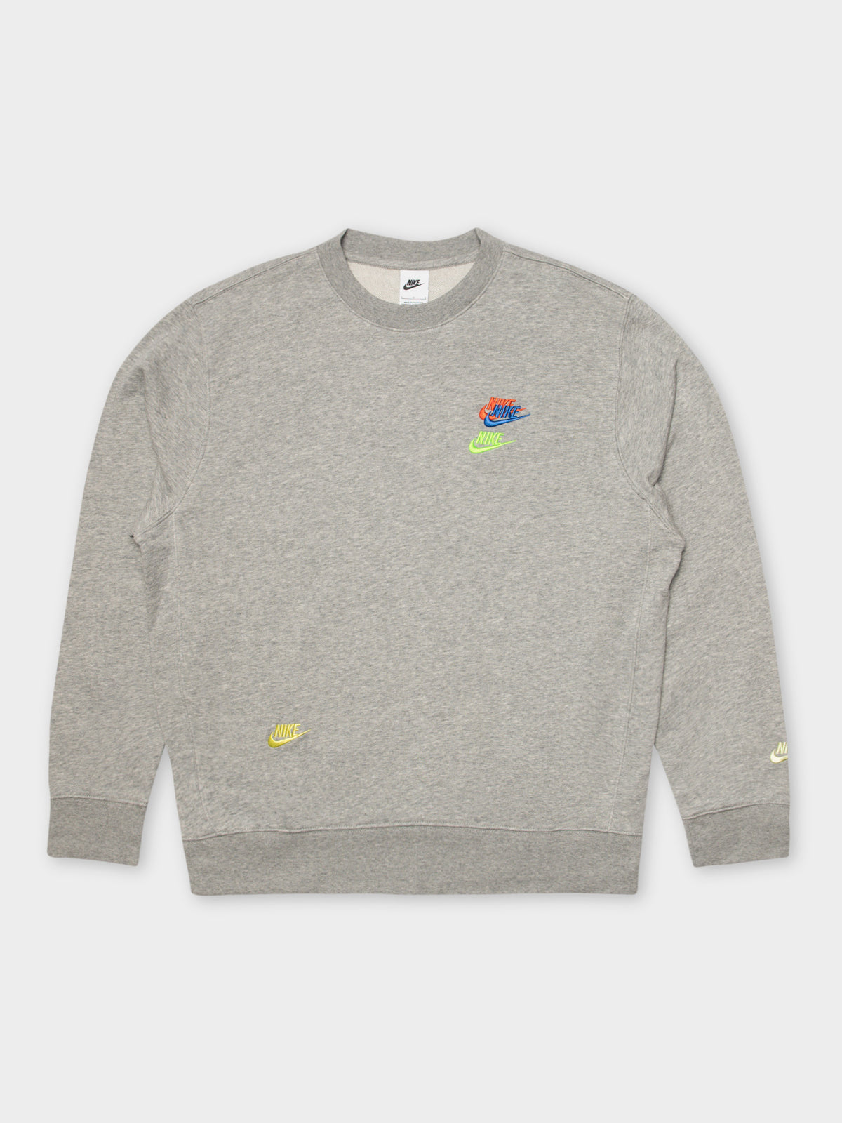 NSW Essentials French Terry Crew in Grey Heather