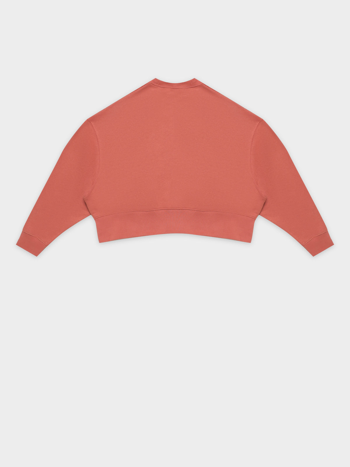 Sportswear Essential Collection Fleece Oversized Crew Sweatshirt in Madder Root Red